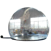 clear inflatable tent